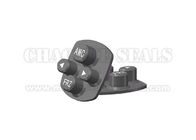 4 Button Position Silicone Button Black Color Sand Blasted For Manual Oprated Handle